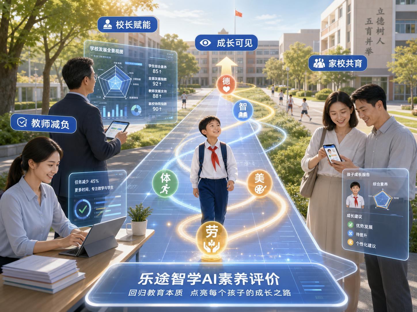 “五育并举”陷入评价困局?乐途智学AI素养评价给出新解法 配图 5