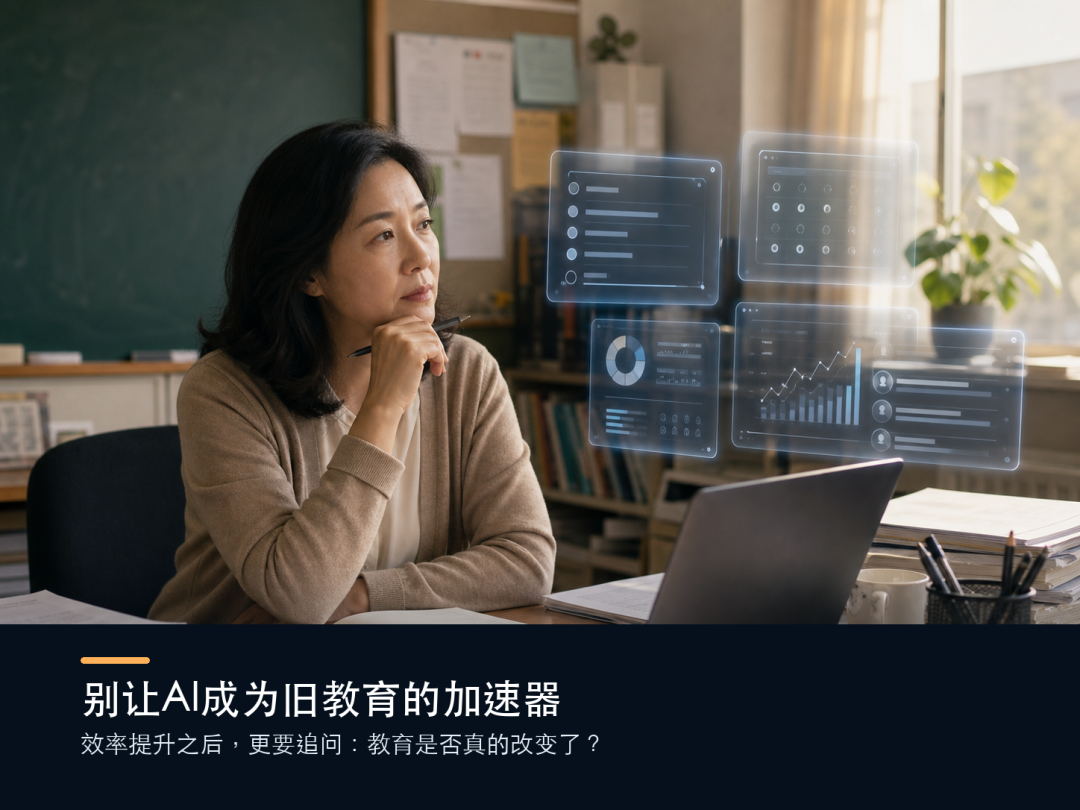 AI教育，不只是让学校跑得更快